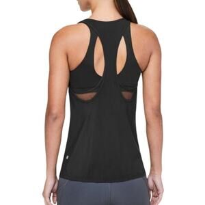 Lululemon Cross Conditioning 2 in 1 Tank Top Black Medium Support Sports Bra 4